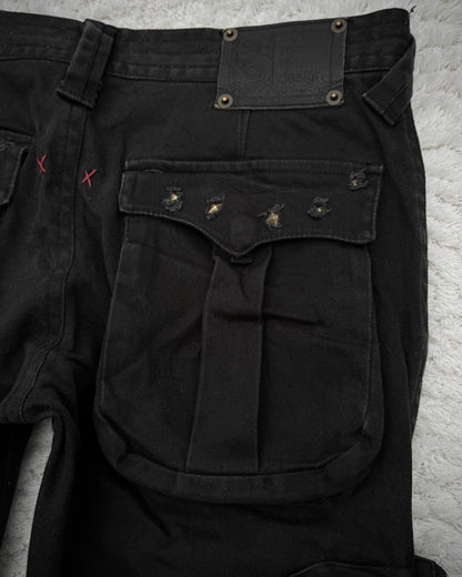 Semantic Design Studded Flared Cargo Pants