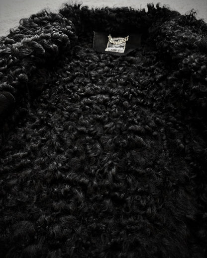 GalaabenD Lamb Fur Lined Leather Jacket