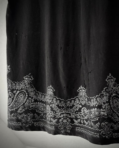 Heaven & Earth Paisley Fringed T-Shirt