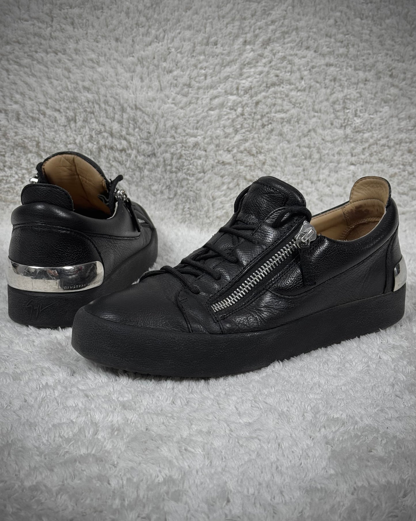 Giuseppe Zanotti Metallic Heel Attachment Sneakers