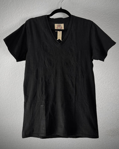 J. Steger Studded Leather Patches T-Shirt