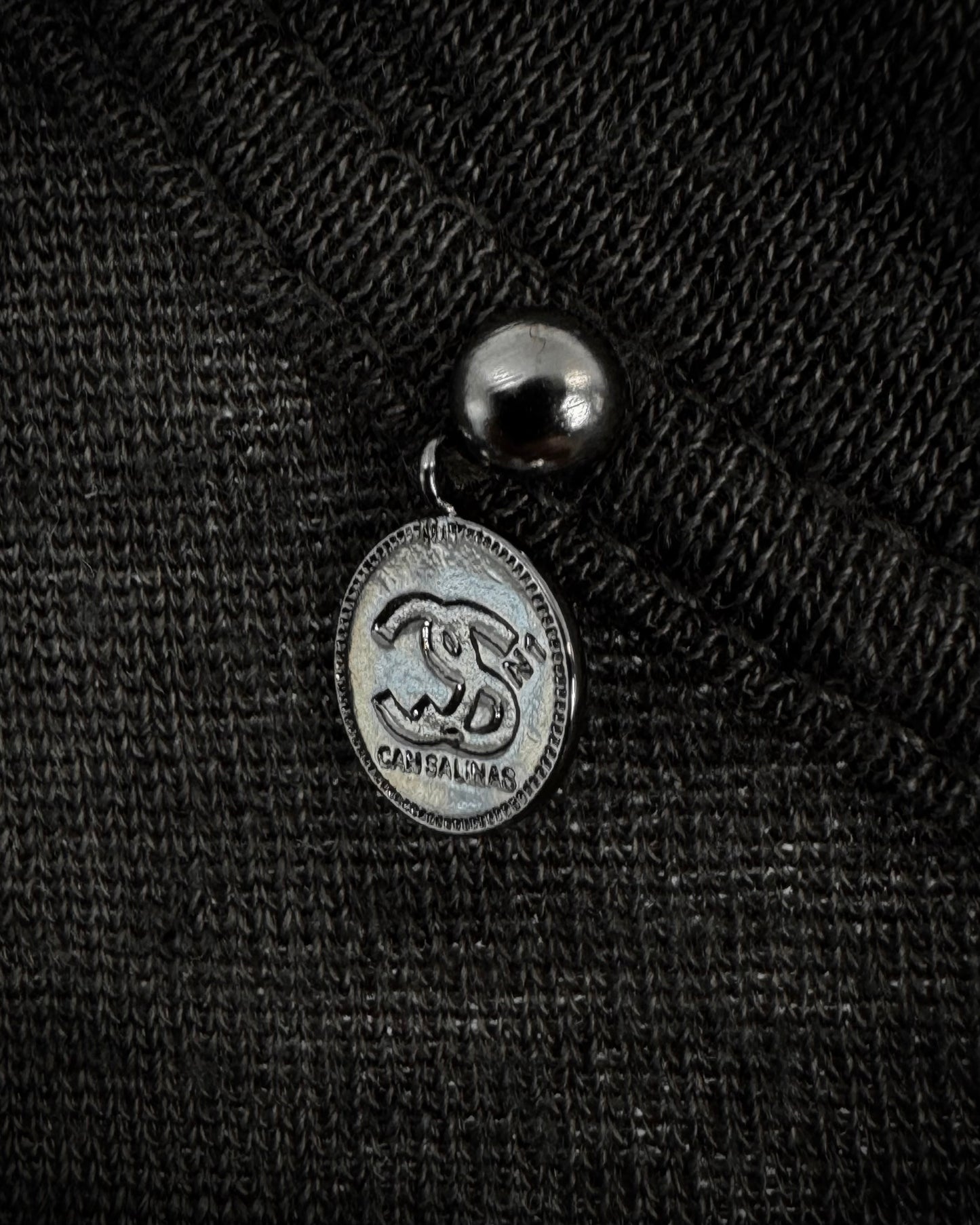 FranCisT MOR.K.S. Double Layered Studded Silver Thread Longsleeve Shirt