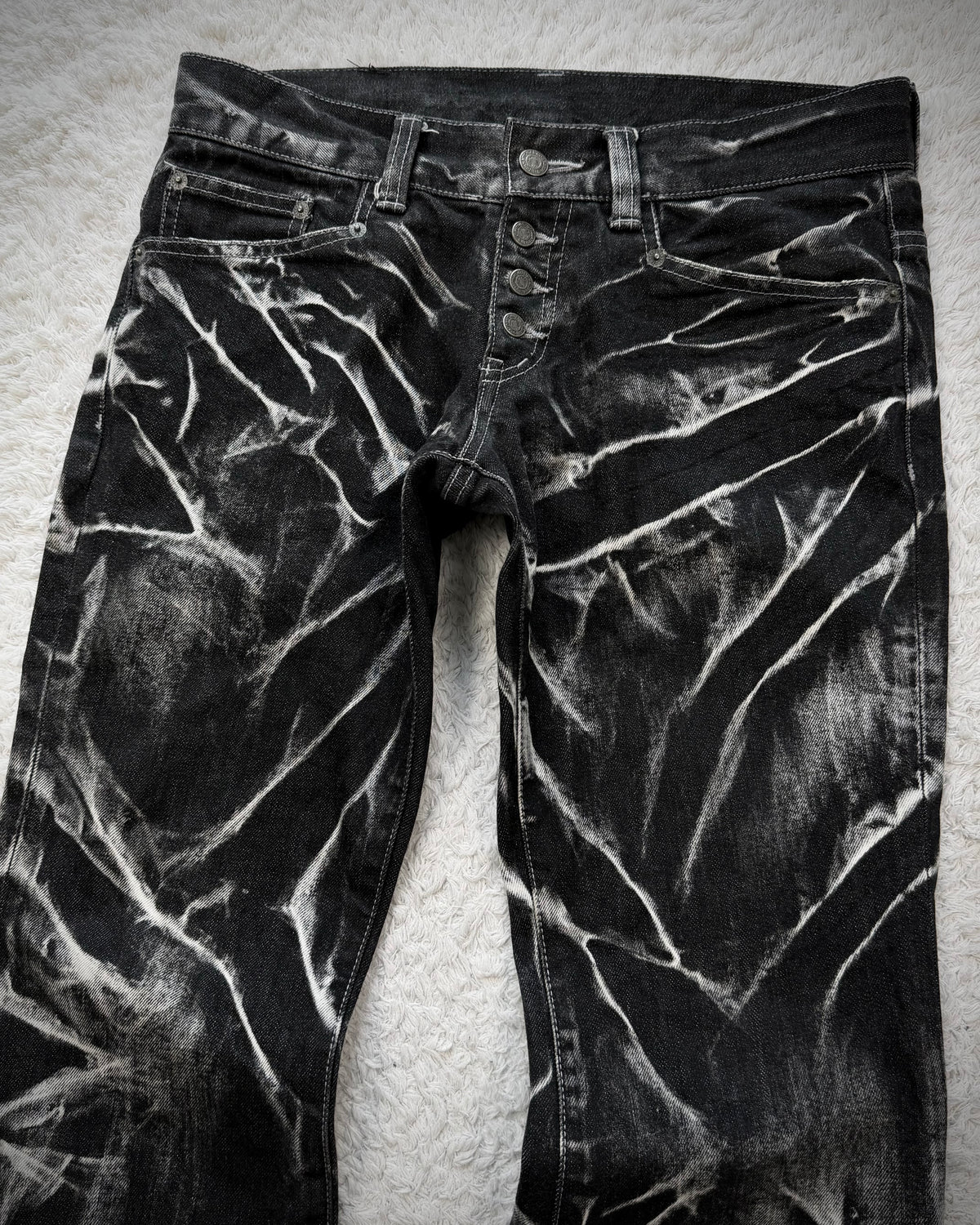 Tornado Mart Thunder Washed Flared Jeans