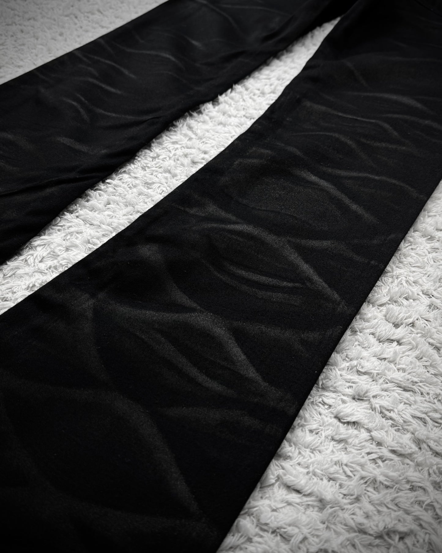 Fuga Python Detailed Clawmarks Waxed Slim Bootcut Pants