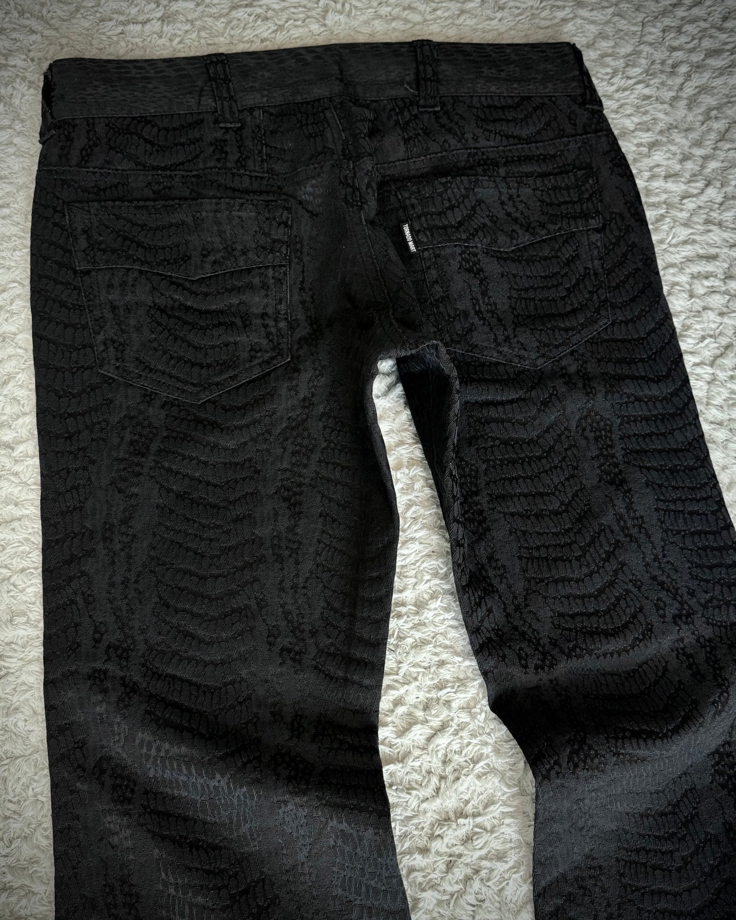 Tornado Mart Python Woven Flared Pants