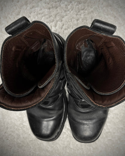 New Rock Steel Heel Platform Boots