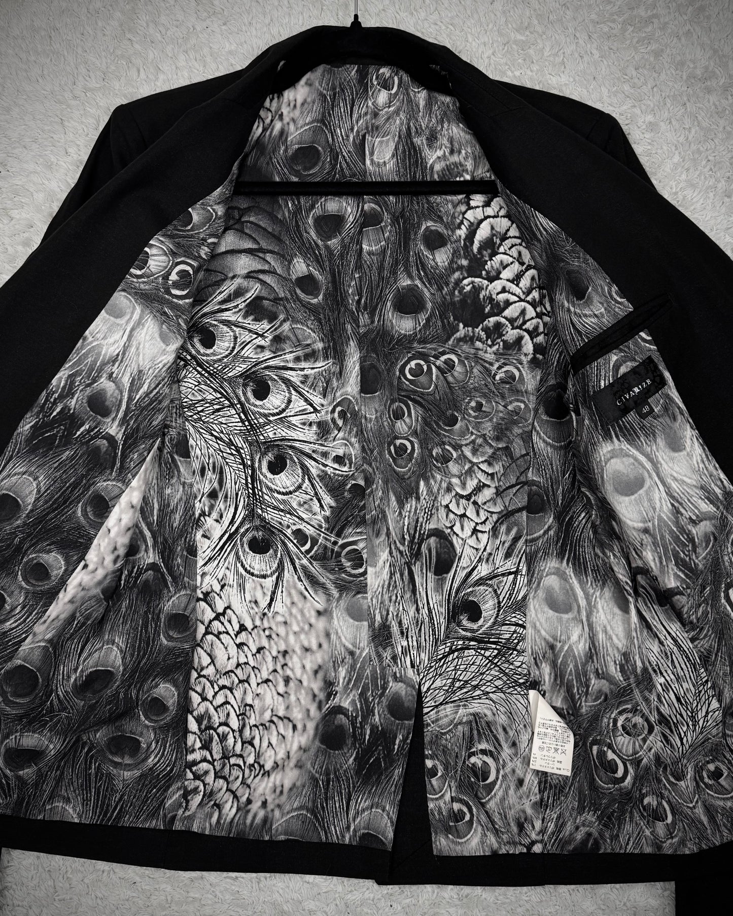 Civarize Bat Sleeve Peaked Blazer