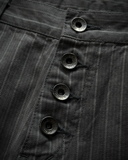Semantic Design Lace Up Pin Stripe Flared Pants