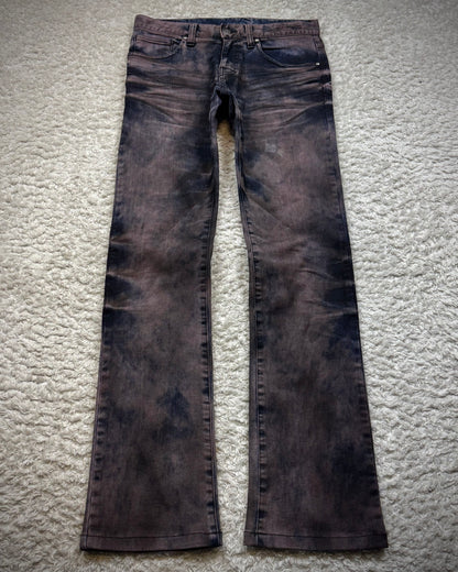 Tornado Mart Marble Washed Straight Leg Jeans