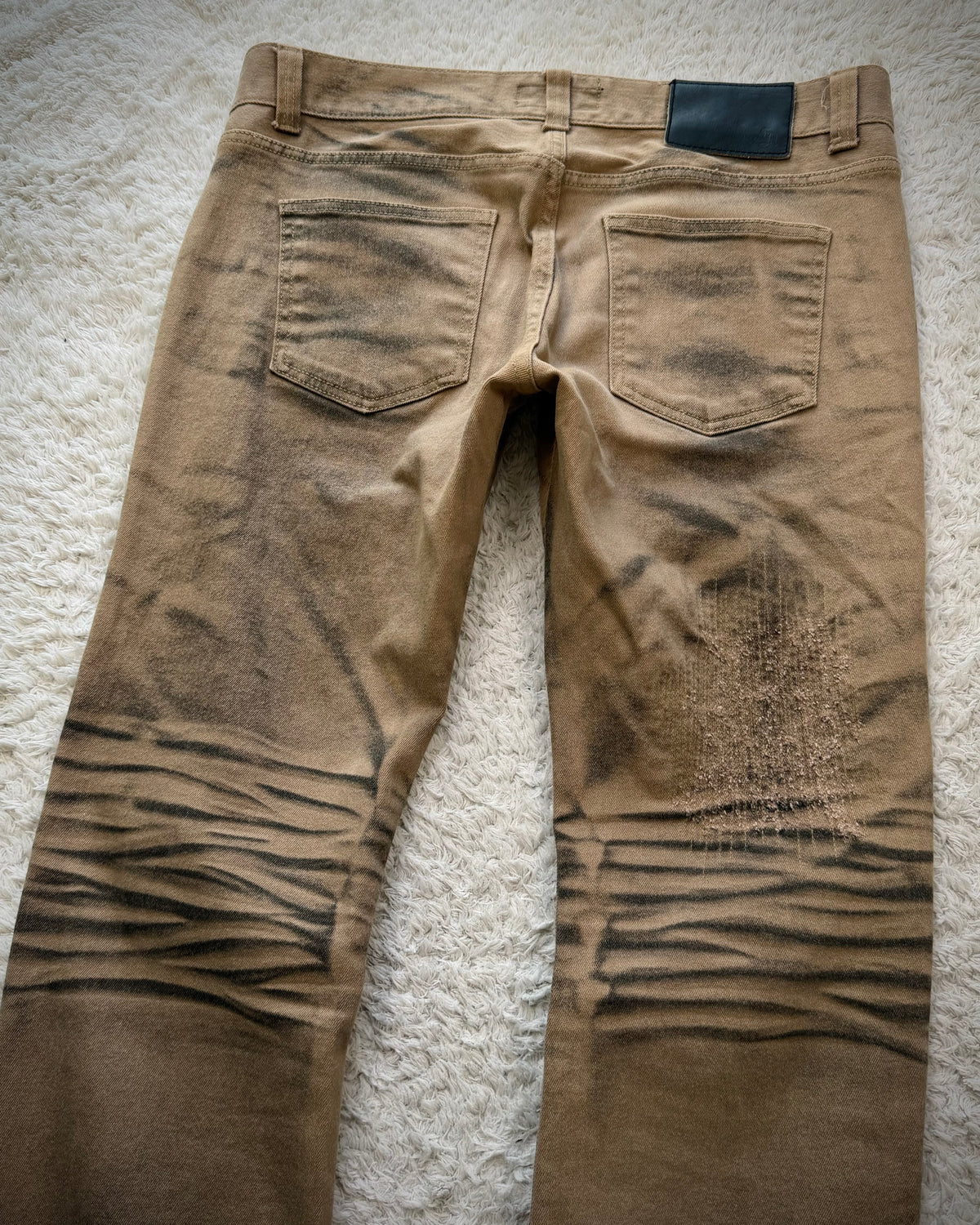 La Gate Mud Clawmarks Washed Bootcut Jeans