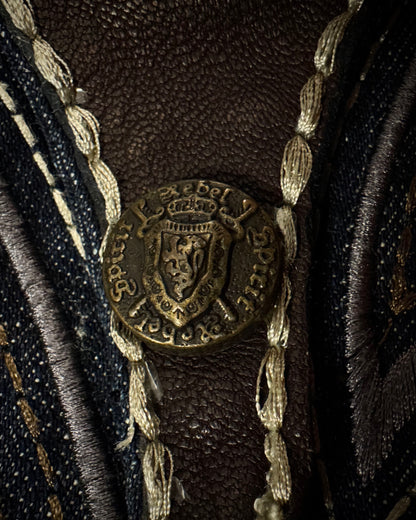Rebel Spirit Studded Western Detailed Denim