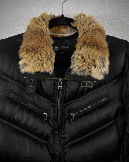 Michel Homme Rabbit Fur Puffer Jacket
