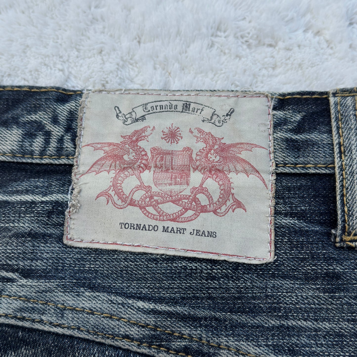 Tornado Mart Washed Flared Jeans