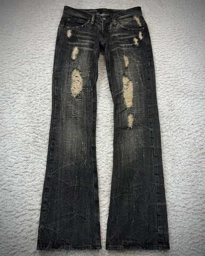 Midas Luster Splatter Bootcut Jeans
