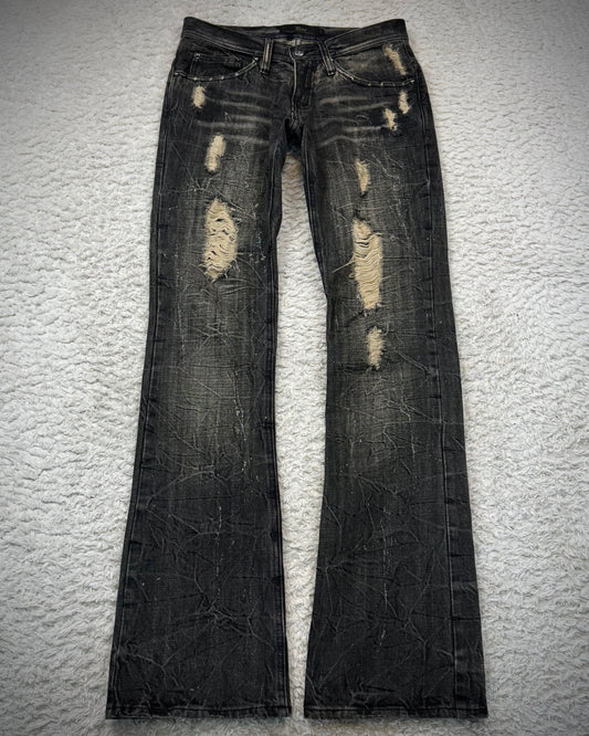 Midas Luster Splatter Bootcut Jeans