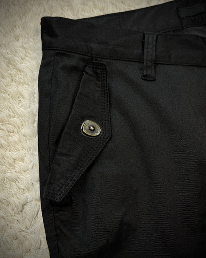 Fuga Fringed Luster Bondage Gas Mask Cargo Shorts