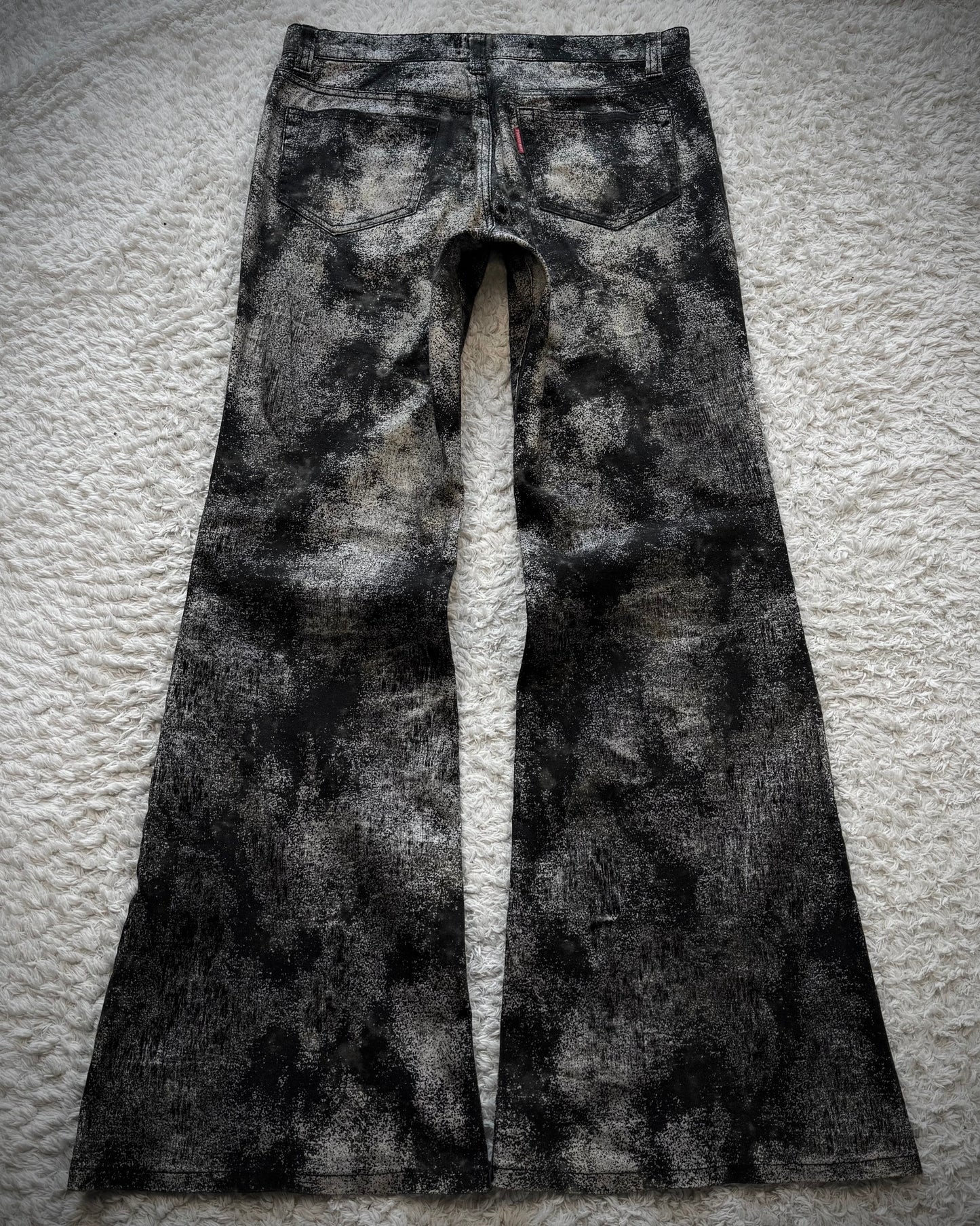 Tornado Mart Ash Washed Flared Pants