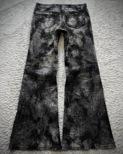 Tornado Mart Ash Washed Flared Pants