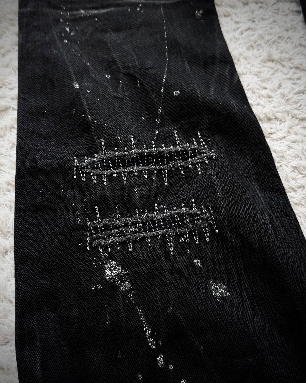 Lagust Luster Splatter Clawmarks Bootcut Jeans