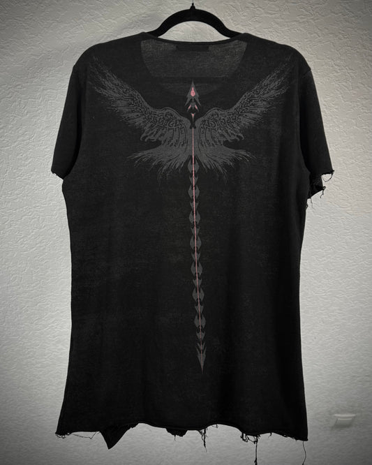 14th Addiction Leather Attachment “Phoenix” T-Shirt