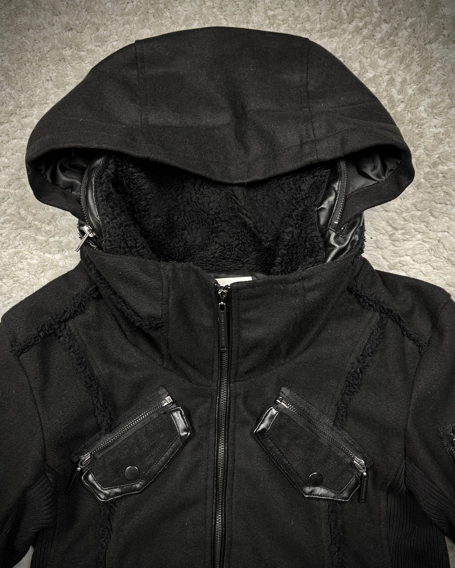 New Gentleman Fringed Wool Bono Jacket