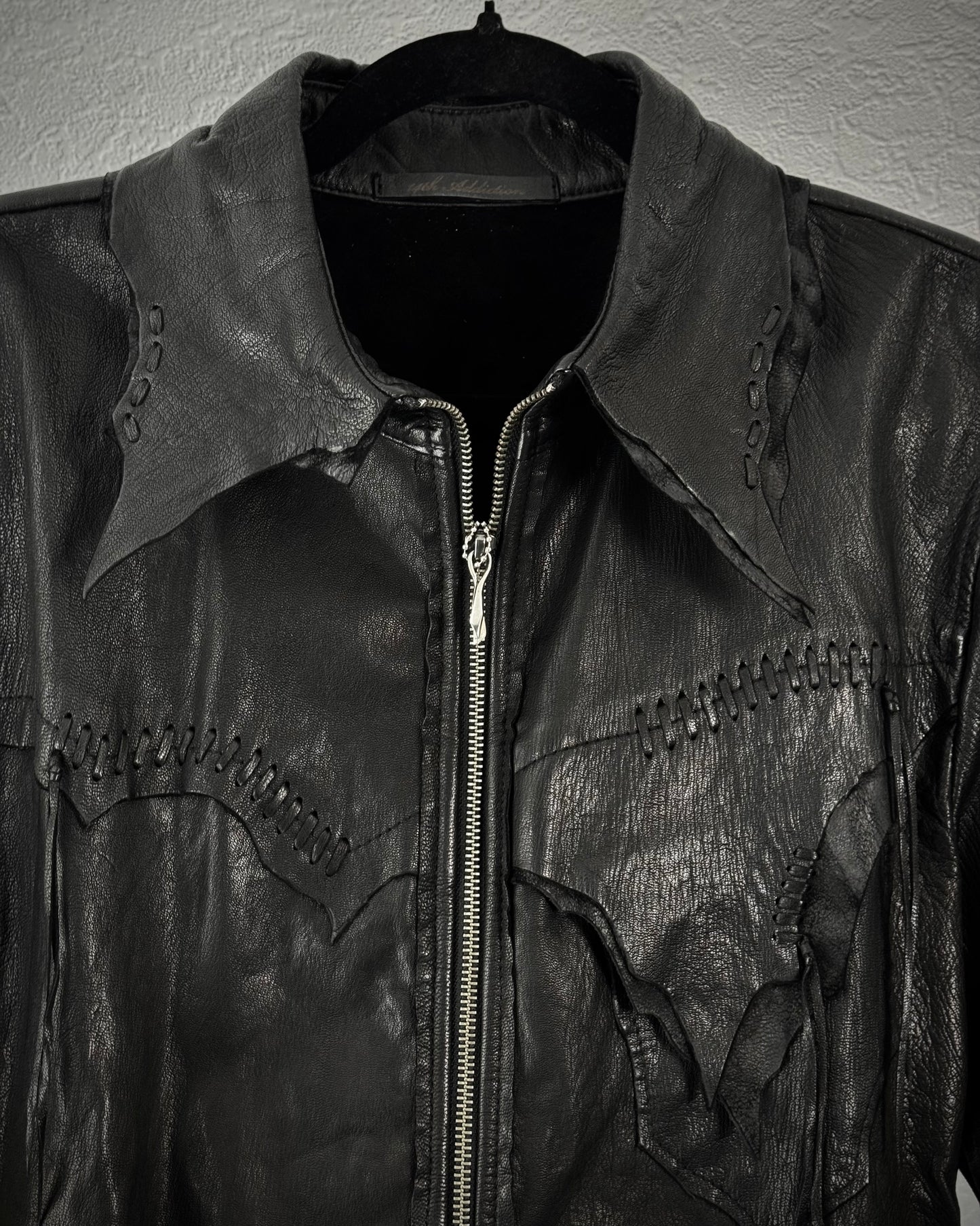 14th Addiction “Desperado” Raw Cut Leather Jacket