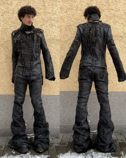 1vfudie “Post-Organic” Leather Jacket