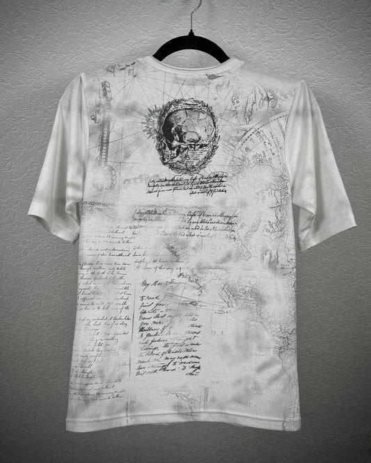 In The Attic Skull Poem T-Shirt