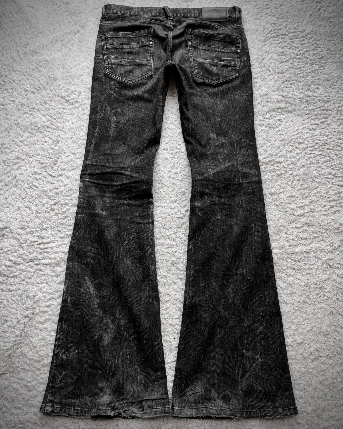 Tornado Mart Shrub Washed Flared Jeans