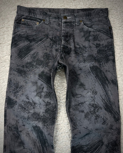 Tornado Mart Charcoal Washed Flared Pants
