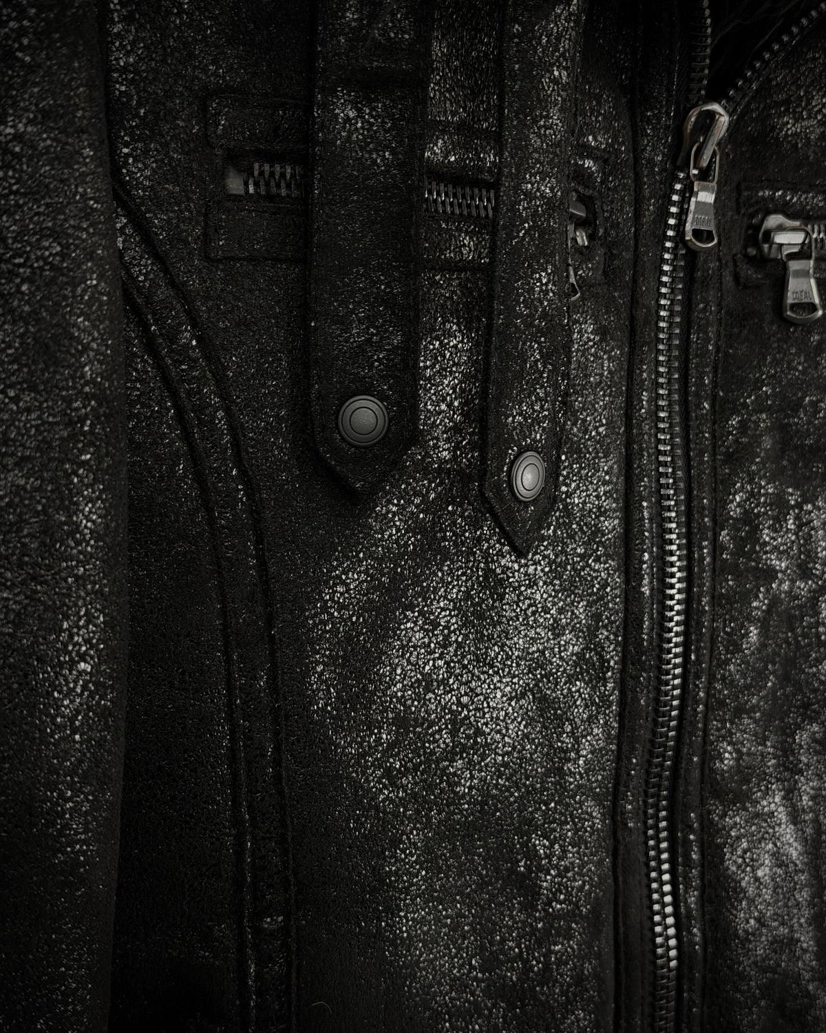 Custom Culture Luster Textured Full Fur Jacket