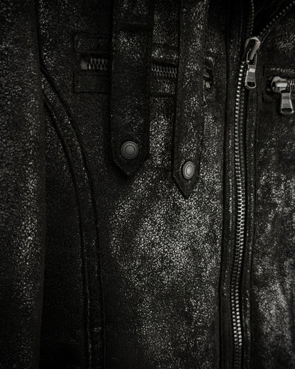 Custom Culture Luster Textured Full Fur Jacket
