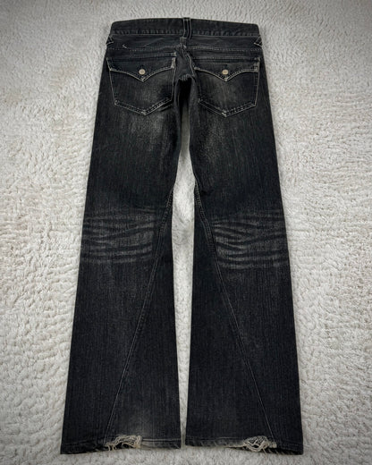 Tornado Mart Clawmark Spiral Bootcut Denim
