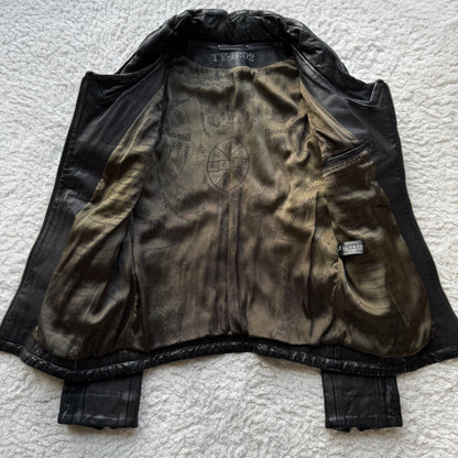 14th Addiction Leather Bono Jacket