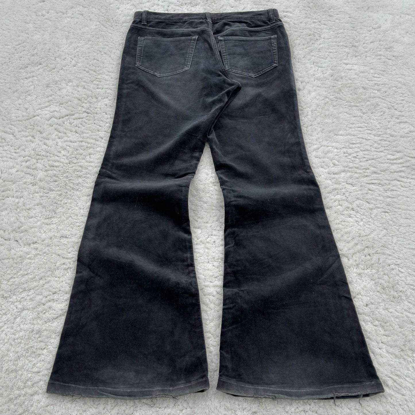 Tornado Mart Velour Bell Bottom Flared Pants