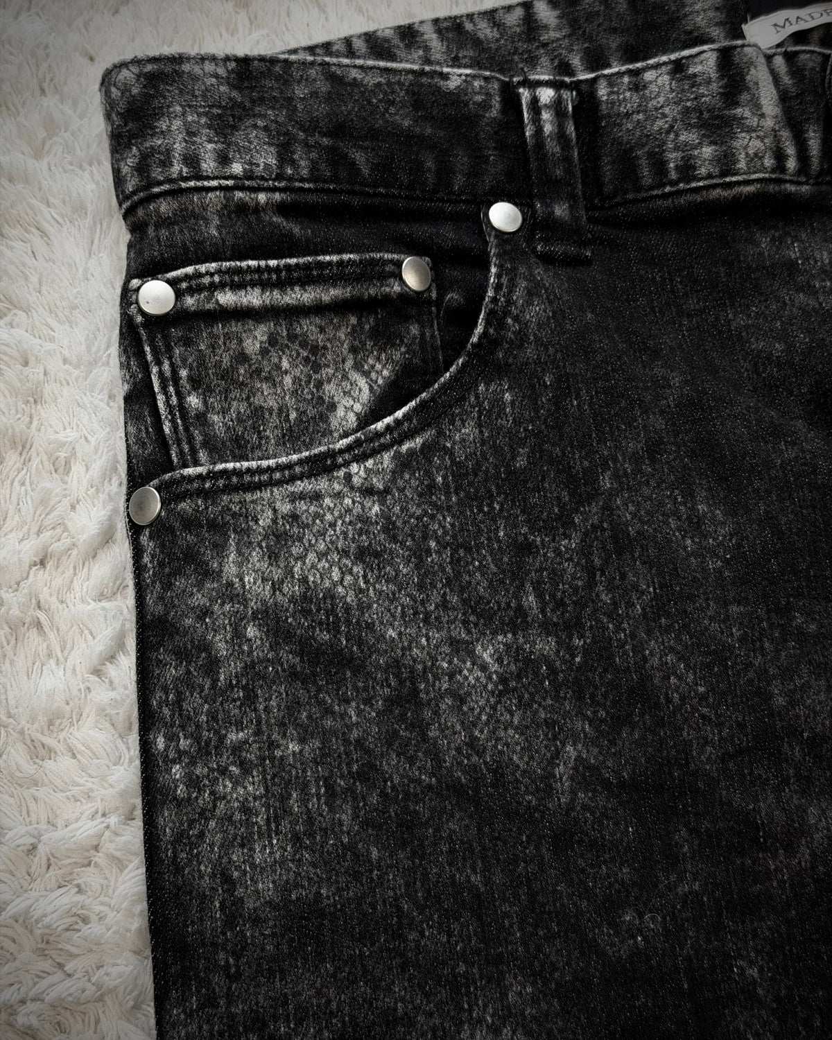 Semantic Design Python Pattern Skinny Jeans