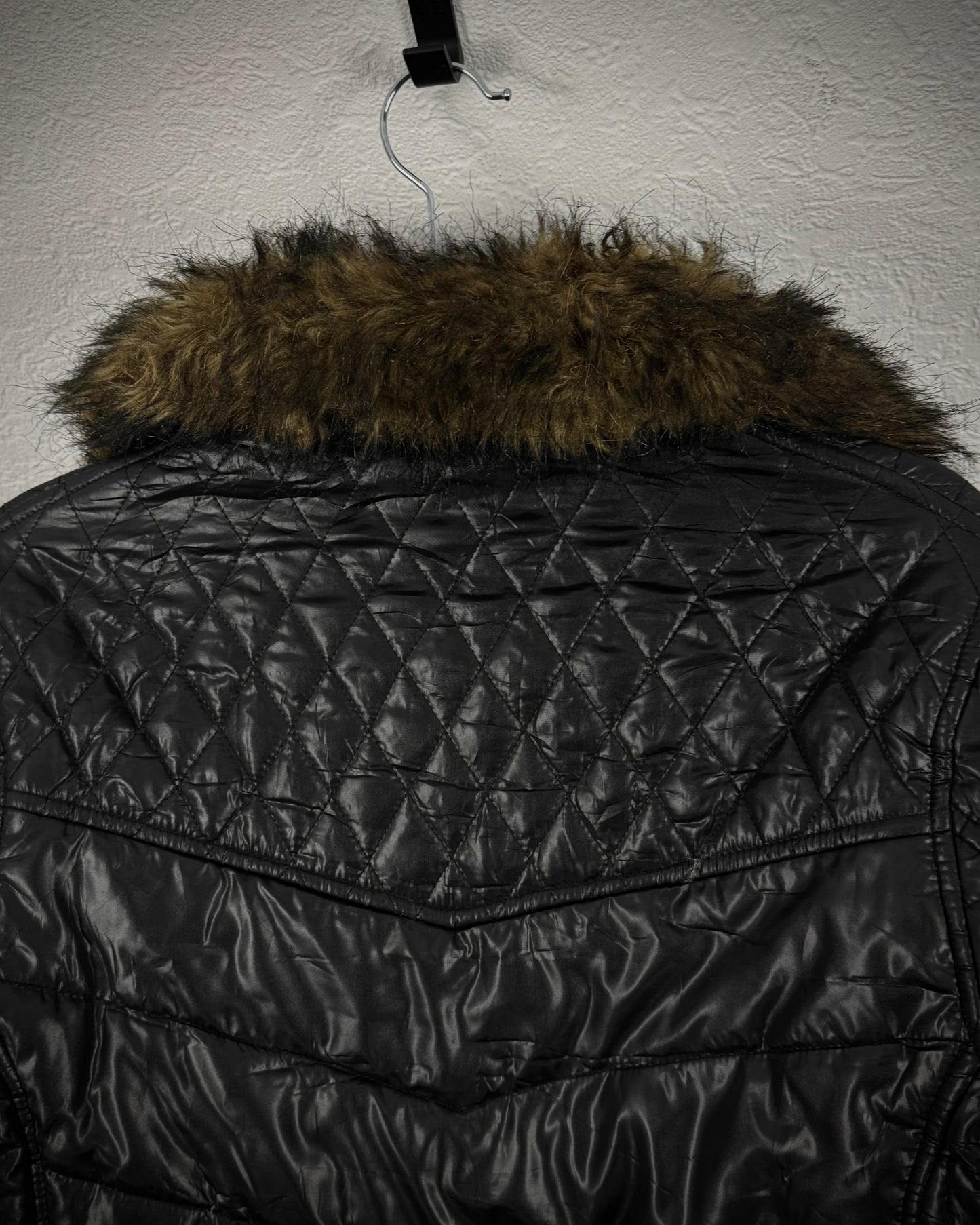 Spankle Fur Collar Puffer Jacket