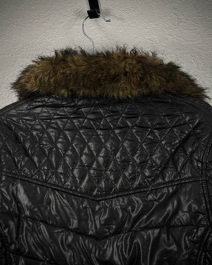 Spankle Fur Collar Puffer Jacket