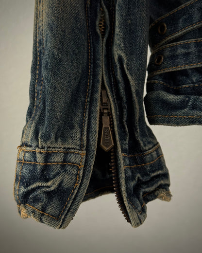 Midas Mud Wash Distressed Denim Jacket