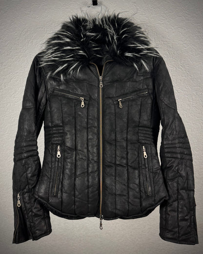 Regius Evolution Ash Fur Puffer Jacket