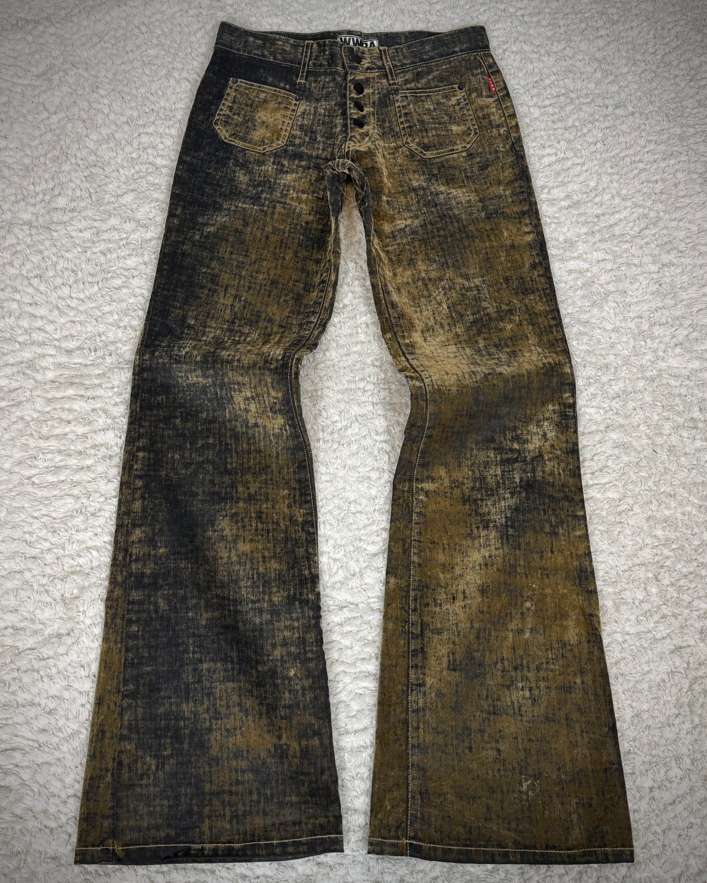 WWRA Swamp Washed Flared Pants