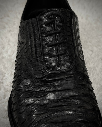 Cesare Paciotti Python Dress Boots