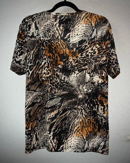L7 Real Hip Python Leopard T-Shirt