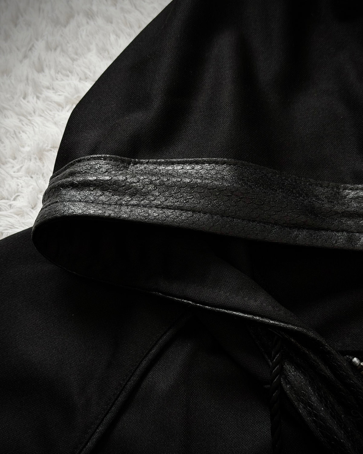 Midas Crystal Skull Python Detailed Zip Up Hoodie