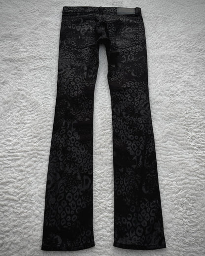 Midas Leopard Pattern Skinny Jeans