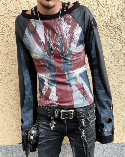 Maison De Cozy UK Layered Studded Longsleeve Shirt