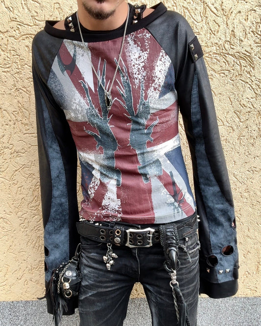 Maison De Cozy UK Layered Studded Longsleeve Shirt