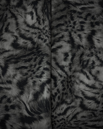 Tornado Mart Tiger Stripes Pattern Flared Jeans