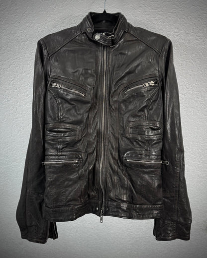 Zadig & Voltaire Six Pocket Leather Jacket