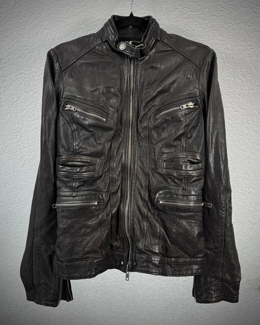 Zadig & Voltaire Six Pocket Leather Jacket